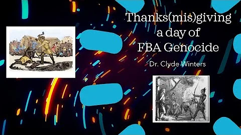 Thanks(mis)givin...  a Day of Black Genocide
