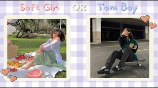 Are you a soft girl or tom boy? || Aesthetic Quiz💞