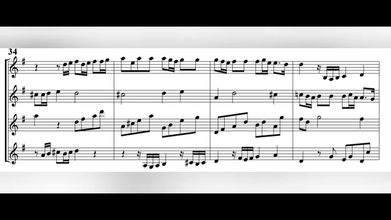 G・P TELEMANN QUATRE CONCERTOS 83 Telemann, G. P. _ Concerto à 4 a-moll, TWV 43:a3 - YouTube