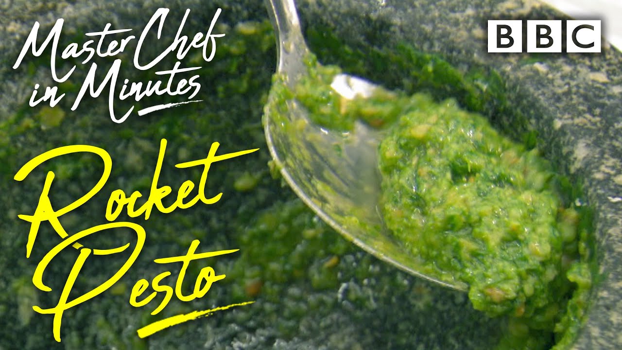 Rocket Pesto recipe Meals in Minutes  Masterchef The Professionals