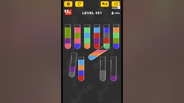 #new Water Color Sort Puzzle level 331 #WaterColorSortPuzzle #game #games