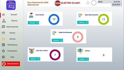 Windev Logiciel 01 : Application Abonnement Iptv