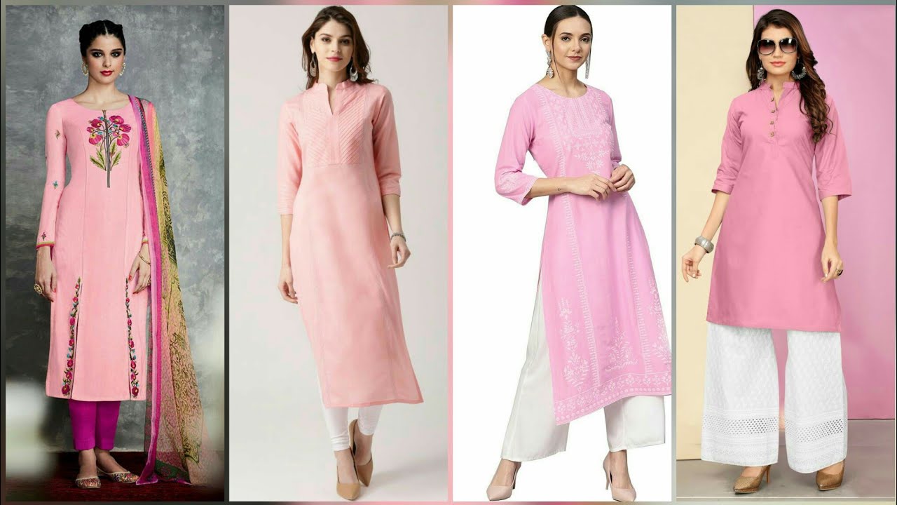 Pink Kurtis - Buy Plain, Designer Pink Kurti Online for Women