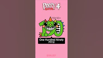 Times Table Lore (Pianosaurus VS Doey)│Number Lore meme #poppyplaytime #animation #alphabetlore