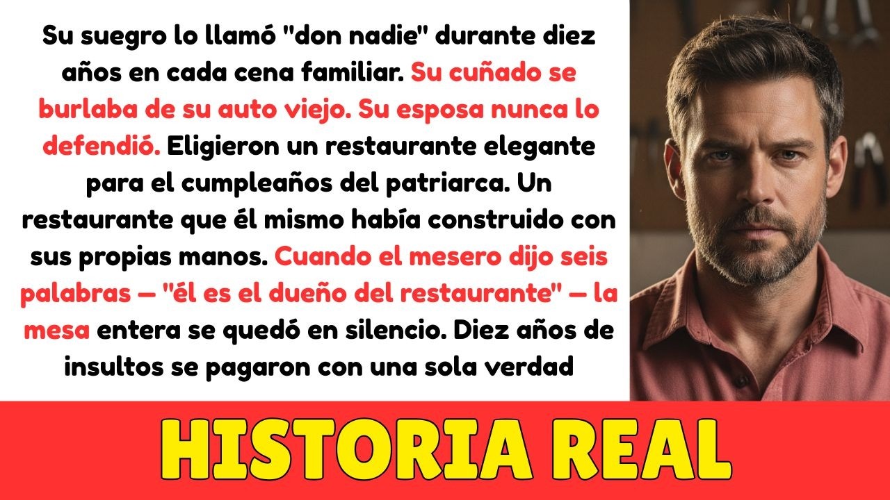 Mi suegro eligió mi restaurante para humillarme, no sabía que era mío