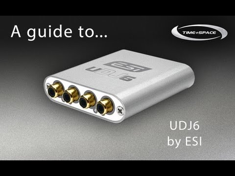ESI UDJ6 USB Audio Interface with free DJ Software