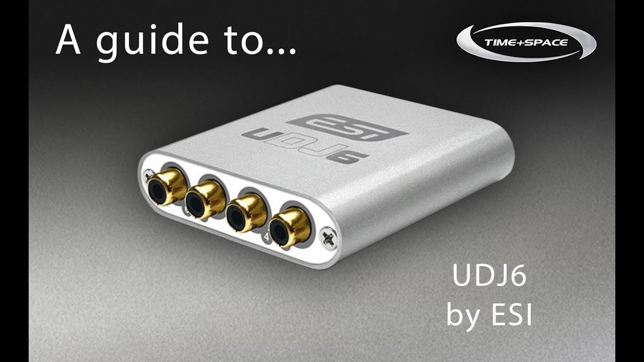 ESI UDJ6 USB Audio Interface with free DJ Software - YouTube