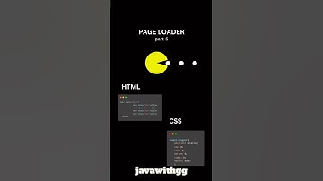 Page Loader HTML code with CSS code
