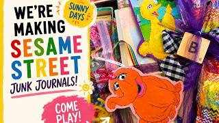 Let’s Make a Vintage Sesame Street Journal Together! | Sunny Days Create Along LIVE
