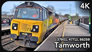 Railtours, Class 37s and Much More at Tamworth! - S1 - E2 - 27/01/2024