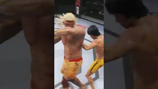 Bruce Lee vs. Hulk Hogan - Epic Knockout #Shorts