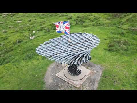 The Singing Ringing Tree - Crown Point Burnley - DJI Mini 3 Pro drone footage.