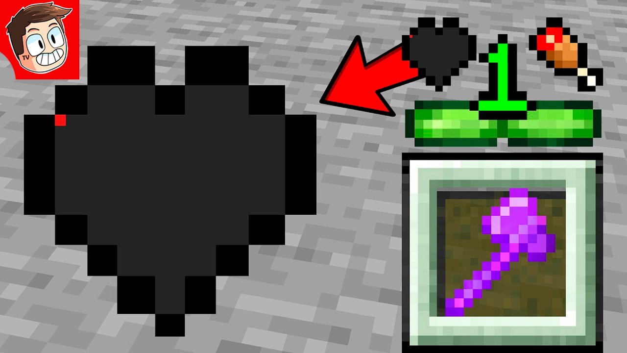 como sobreviver com -0,1% de coração! (minecraft)