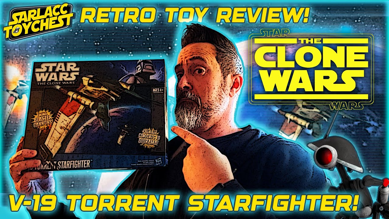 Star Wars The Clone Wars V-19 Torrent Toy Unboxing And Review! A