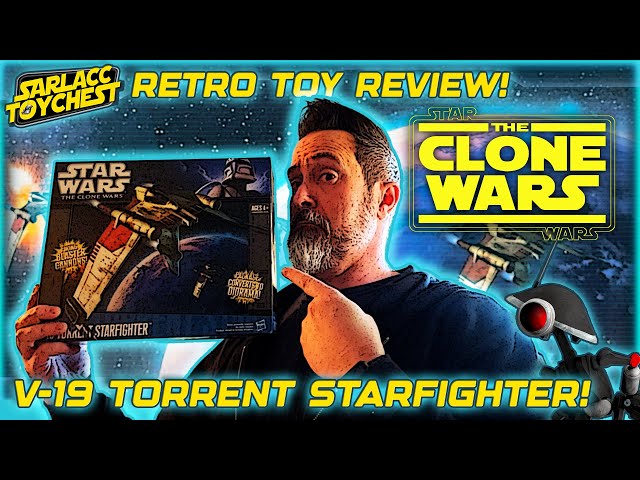 Star Wars The Clone Wars V-19 Torrent Toy Unboxing And Review! A