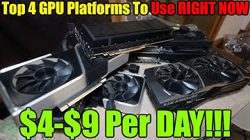 GPUs Are Making Boat Loads AGAIN!! - Top 4 Platforms For GPU Profits