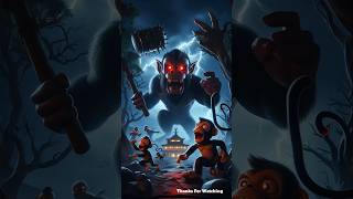 The monkeys worked hard to build the Ram Temple #ai #hanuman ji