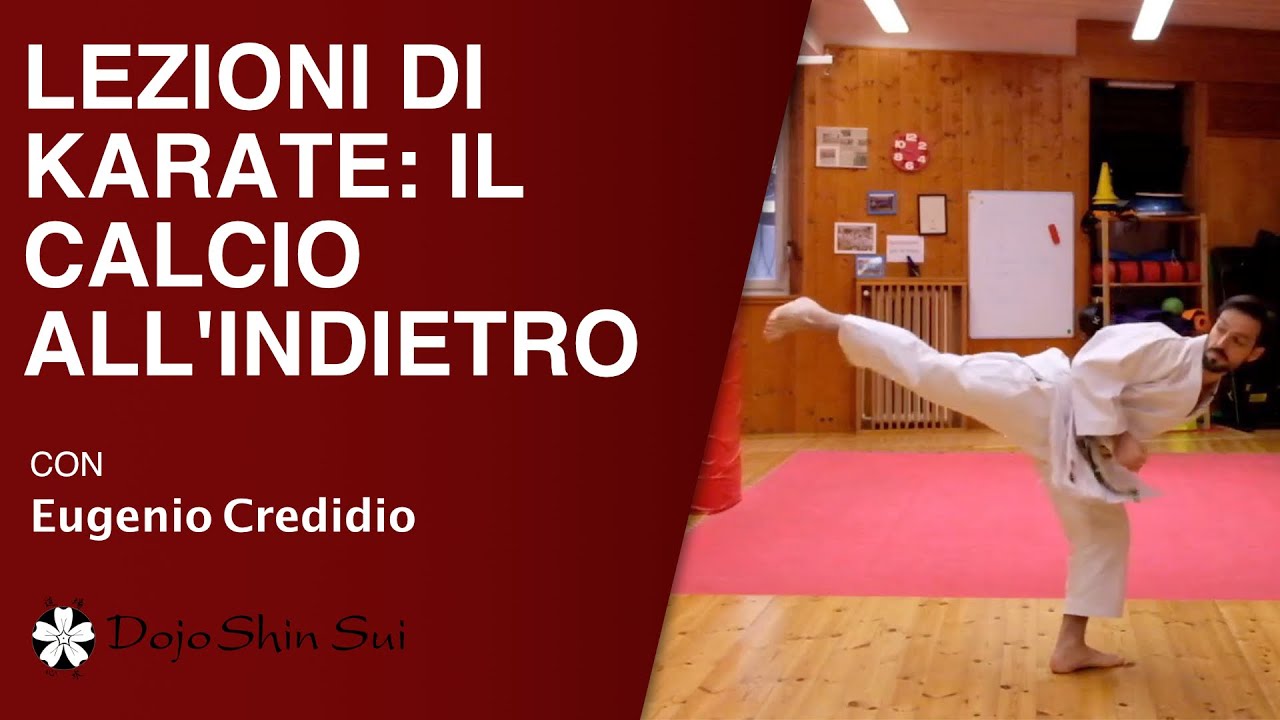 Lezioni di karate: il calcio all'indietro (ushiro geri)
