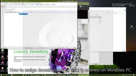 how to assign domain name to an ip address