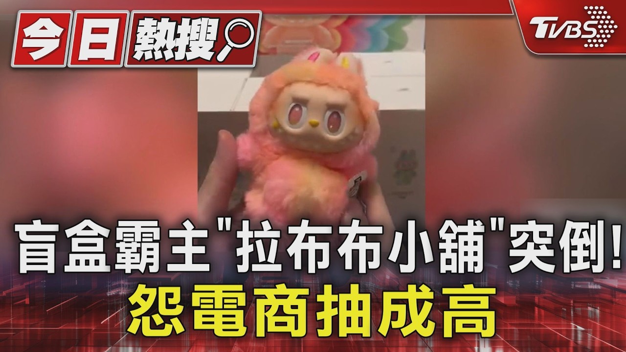 盲盒霸主「拉布布小舖」突倒! 怨電商抽成高｜TVBS新聞 @TVBSNEWS01