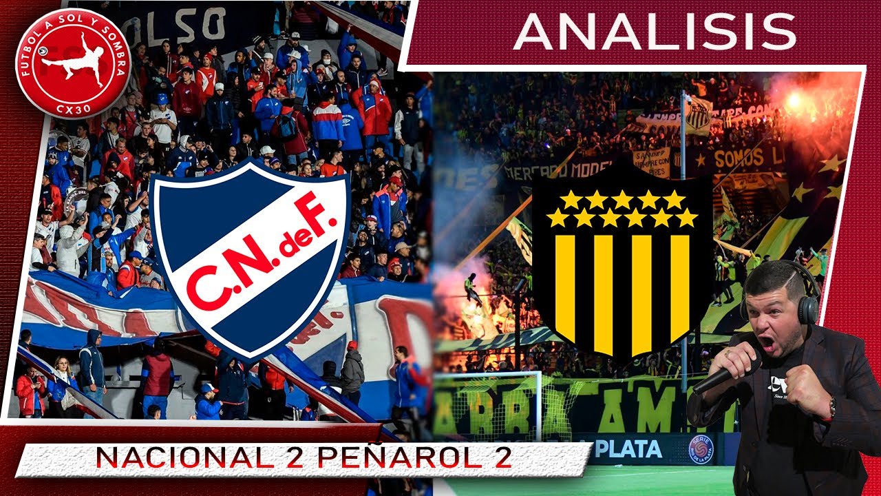 2-2. Nacional desaprovecha su ventaja y Peñarol iguala el Clásico – Latina  Network