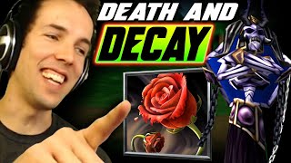 DEATH &amp; DECAY Lich Level 6 rush - Wait until you see it - WC3 - Grubby