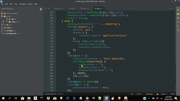 How To Build A Node.js Web CRUD App Using VanillaJS Part 2