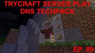 DNS Techpack Server Play: TryCraft: Ep 09 - Ground Floor with Moss Walls