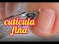 Fazendo Cuticula em Cliente com Cuticula Fina por Faby Cardoso