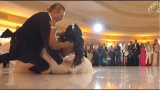 Wedding FAIL bride and groom first dance falls 😱😅😍