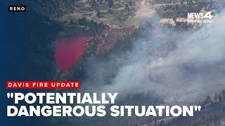 National Weather Service in Reno issues "Potentially Dangerous Situation" for #DavisFire