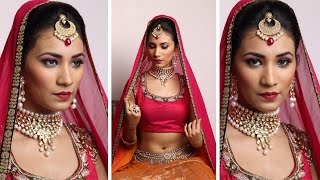Indian Bridal Makeup | Day Look | Minimal Makeup | Video of The Month