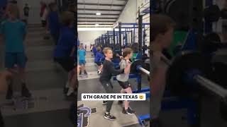 6th grade PE in Texas is DIFFERENT! 😳 #shorts