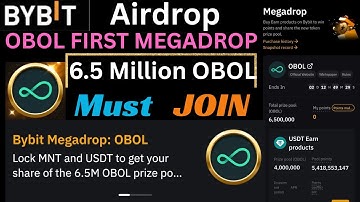 Bybit OBOL Megadrop| 6.5 Million $OBOL Token Reward Pool | How To Participate OBOL bybit Megadrop