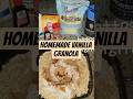 Homemade Vanilla Granola Recepie