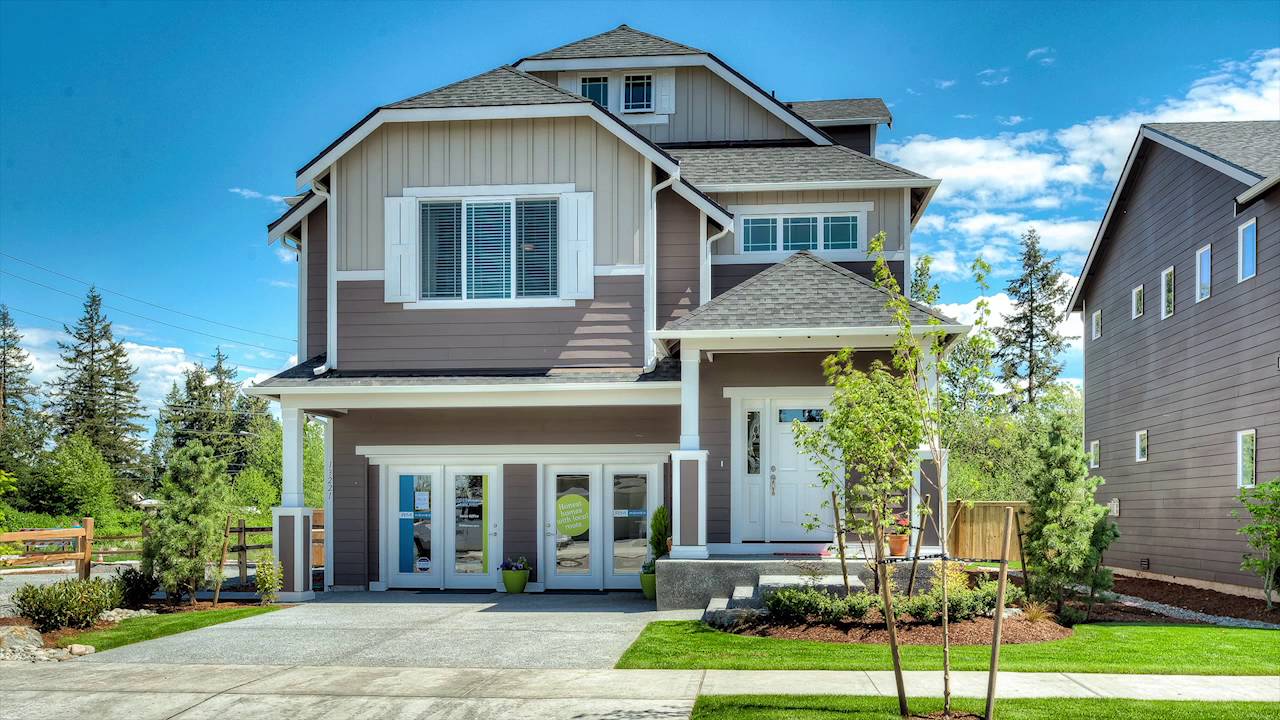 Crestview Village Model Home in Mill Creek YouTube