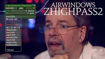 Airwindows ZHighpass2: Mac/Windows/Linux AU/VST