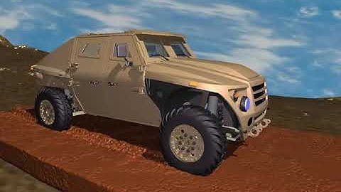 DEM/MBD simulation of a vehicle climbing a variable grade sand slope