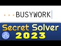Busywork my secret solver gift for 2023 live stream 20240109
