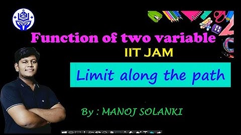 Limit along the path ||  Function of two variable ||  IIT JAM