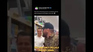 Conor McGregor Shows Up On Crutches To Hand Out Energy Drinks At A Grocery Store 😭