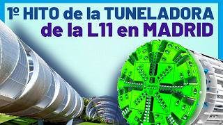 🚇 El CALE del 1º TRAMO de la L11 con TUNELADORA Marca un Hito en las Obras en el Metro de Madrid 🚇