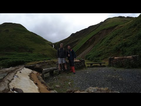 066.White Coomb by the Grey Mare's Tail.Hiking in Scotland,England and Wales.