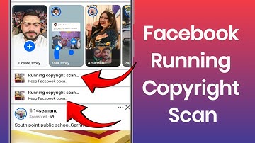 Facebook running copyright scan Keep facebook open problem solution kaise karen? kya hai?