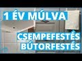 Csempefestés és bútorfestés tapasztalatok | Egy év múlva az őszinte véleményem