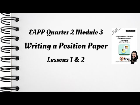 position paper example eapp