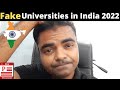 Fake Universities in India 2022 Declared by UGC