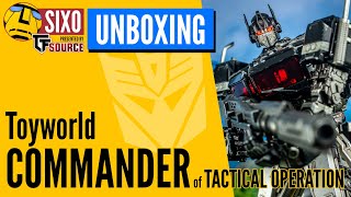 UNBOXING: Transformers Toyworld TW-F09B Commander of Tactical Operation