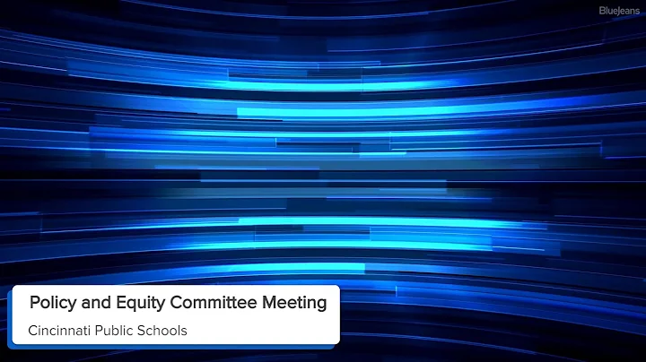 Policy and Equity Committee Meeting on August 18th 2023