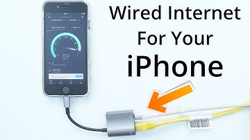 Wired Internet For Your iPhone
